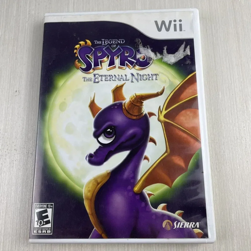 Legend of Spyro The Eternal Night (Nintendo Wii, 2007) Tested/Works